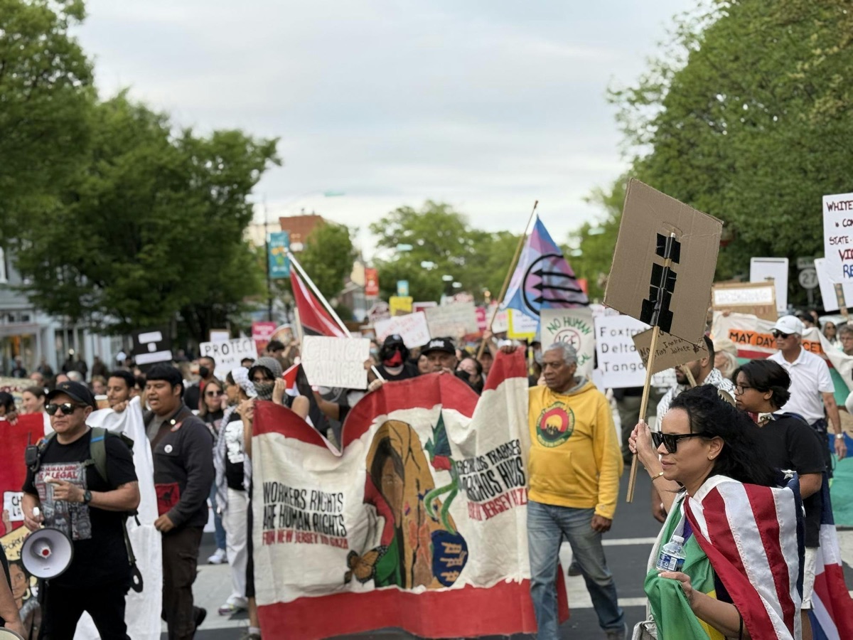 May Day protest Princeton